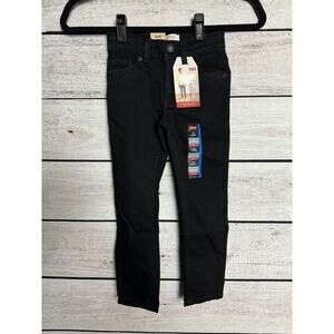 NWT Boys Levi's 510 Black Skinny Fit Jeans - Size 4